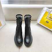 Fendi Combat Boots Black - 5