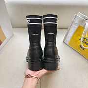 Fendi Combat Boots Black - 3