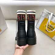 Fendi Combat Boots Brown - 5