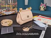 Dolce & Gabbana Dauphine Leather Sicily Bag Pink - 5516 - 16x10x5 cm - 2
