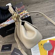 Dolce & Gabbana Dauphine Leather Sicily Bag Light Beige - 5518 – 20x9.5x14 cm - 5