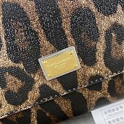 Dolce & Gabbana Dauphine Leather Sicily Bag Leopard Print - 5518 – 20x9.5x14 cm - 5