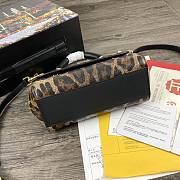 Dolce & Gabbana Dauphine Leather Sicily Bag Leopard Print - 5518 – 20x9.5x14 cm - 3