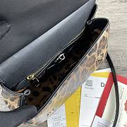 Dolce & Gabbana Dauphine Leather Sicily Bag Leopard Print - 5518 – 25x12x20 cm - 5