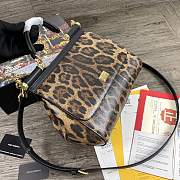 Dolce & Gabbana Dauphine Leather Sicily Bag Leopard Print - 5518 – 25x12x20 cm - 2