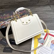 Dolce & Gabbana Amore In Calfskin Bag White – 27x8x18 cm - 3