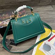 Dolce & Gabbana Amore In Calfskin Bag Green – 27x8x18 cm  - 6