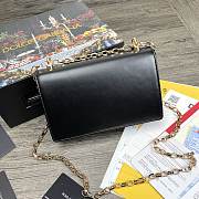 Dolce & Gabbana Girls Shoulder Bag In Napa Leather Black – 21x5x13.5 cm - 2