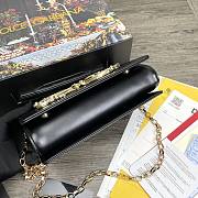 Dolce & Gabbana Girls Shoulder Bag In Napa Leather Black – 21x5x13.5 cm - 5