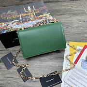 Dolce & Gabbana Girls Shoulder Bag In Napa Leather Green – 21x5x13.5 cm - 2