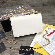 Dolce & Gabbana Girls Shoulder Bag In Napa Leather White – 21x5x13.5 cm - 2
