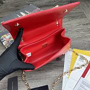 Dolce & Gabbana Girls Shoulder Bag In Napa Leather Red – 21x5x13.5 cm - 6