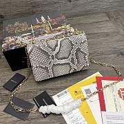 Dolce & Gabbana Girls Shoulder Bag In Snake Leather – 21x5x13.5 cm - 6