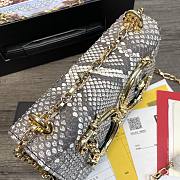Dolce & Gabbana Girls Shoulder Bag In Snake Leather – 21x5x13.5 cm - 2