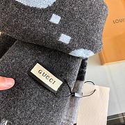 Gucci GG Jacquard Wool Scarf – 26x185 cm - 6
