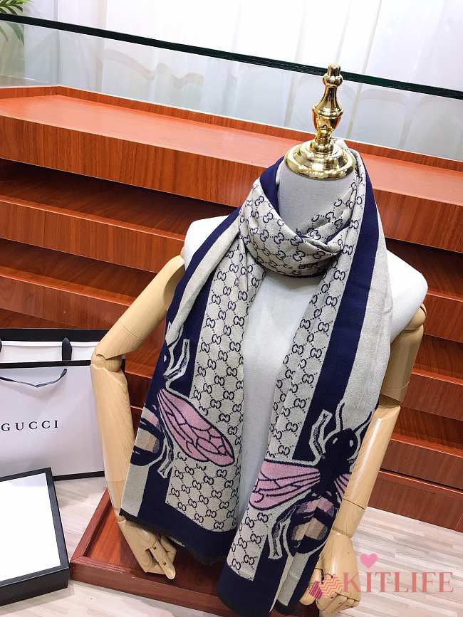 Gucci GG Cashmere Scarf 03 – 180x70 cm - 1