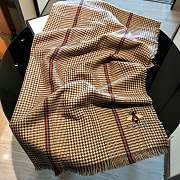 Gucci Houndstooth Bee Scarf Brown – 200x90 cm - 4