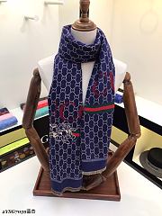 Gucci Cashmere Brushed Multi-Purpose Scarf Black – YSG7059- 65×190 cm - 6