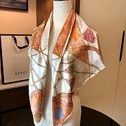 Gucci Square Silk Cashmere Scarf 05 – 90x90cm cm - 4