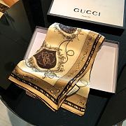 Gucci Square Silk Cashmere Scarf 06 – 90x90cm cm - 5