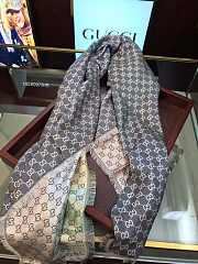Gucci GG Square Scarf Dark Grey Dream Color – YSL6097 - 140x140 cm - 6