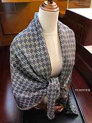 Gucci GG Square Scarf Dark Grey Dream Color – YSL6097 - 140x140 cm - 5