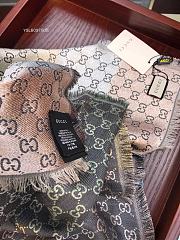 Gucci GG Square Scarf Dark Grey Dream Color – YSL6097 - 140x140 cm - 2