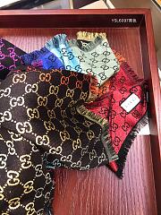 Gucci GG Square Scarf Dark Multi-color Dream Color – YSL6097 - 140x140 cm - 3
