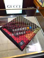 Gucci GG Square Scarf Dark Multi-color Dream Color – YSL6097 - 140x140 cm - 5