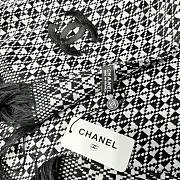 Chanel Bohemian Style With Stripe Knitting Scarf  – 180x65 cm - 5