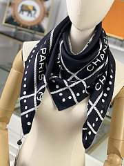 Chanel Mulberry Silk Craftsmanship Scarf – 90x90 m - 6