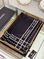 Chanel Mulberry Silk Craftsmanship Scarf – 90x90 m - 5
