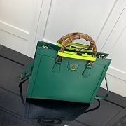 Gucci Diana Small Tote Bag Green – 655658 – 35x30x14 cm - 3