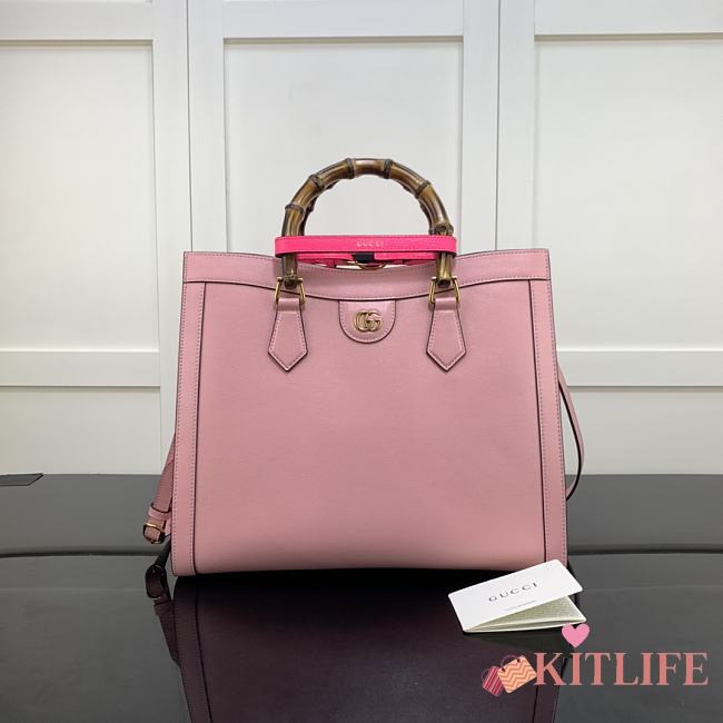 Gucci Diana Small Tote Bag Pink – 655658 – 35x30x14 cm - 1