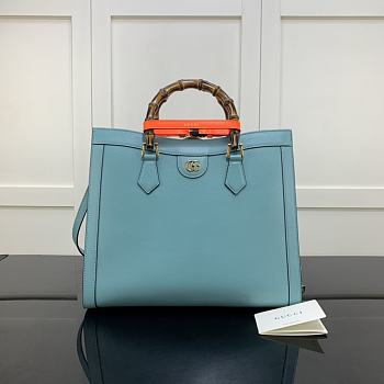 Gucci Diana Small Tote Bag Blue – 655658 – 35x30x14 cm