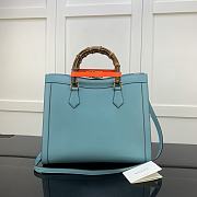 Gucci Diana Small Tote Bag Blue – 655658 – 35x30x14 cm - 2