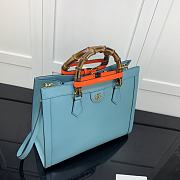 Gucci Diana Small Tote Bag Blue – 655658 – 35x30x14 cm - 5