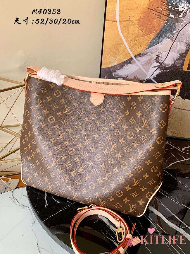 Louis Vuitton Delightful Monogram GM Hobo Bag – M40353 – 52x30x20 cm - 1