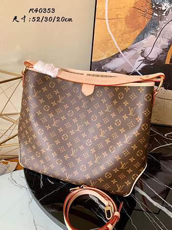 Louis Vuitton Delightful Monogram GM Hobo Bag – M40353 – 52x30x20 cm