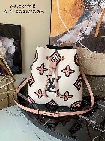 Louis Vuitton NeoNoe Bucket Bag Other Monogram White – M45821 – 26.0 x 26.0 x 17.5 cm