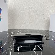 Prada Shiny Necklace Bag Black  – 1BD307 – 19x10.5x3.5 cm - 4