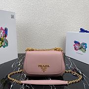 Prada Saffiano Leather Shoulder Bag Pink – 1BD275 – 22x14x6.5 cm - 1