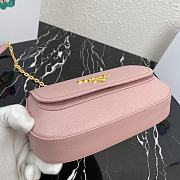 Prada Saffiano Leather Shoulder Bag Pink – 1BD275 – 22x14x6.5 cm - 2
