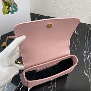 Prada Saffiano Leather Shoulder Bag Pink – 1BD275 – 22x14x6.5 cm - 3