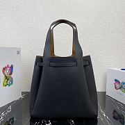 Prada Soft Leather Black Tote – 1BG339 – 36x34x16 cm - 3