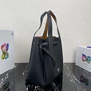 Prada Soft Leather Black Tote – 1BG339 – 36x34x16 cm - 5