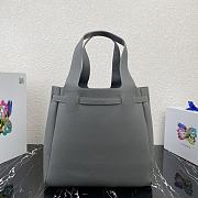 Prada Soft Leather Black Grey – 1BG339 – 36x34x16 cm - 4
