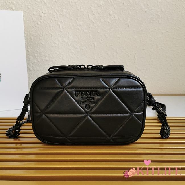 Prada Sprectrum Shoulder Bag Black – 1BH141 – 21x13.5x9 cm - 1