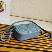 Prada Sprectrum Shoulder Bag Blue – 1BH141 – 21x13.5x9 cm - 3