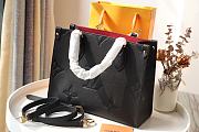 Louis Vuitton Onthego Empreinte Monogram Black Tote Bag – M45654 – 28.0 x 11.0 x 19.0 cm - 1
